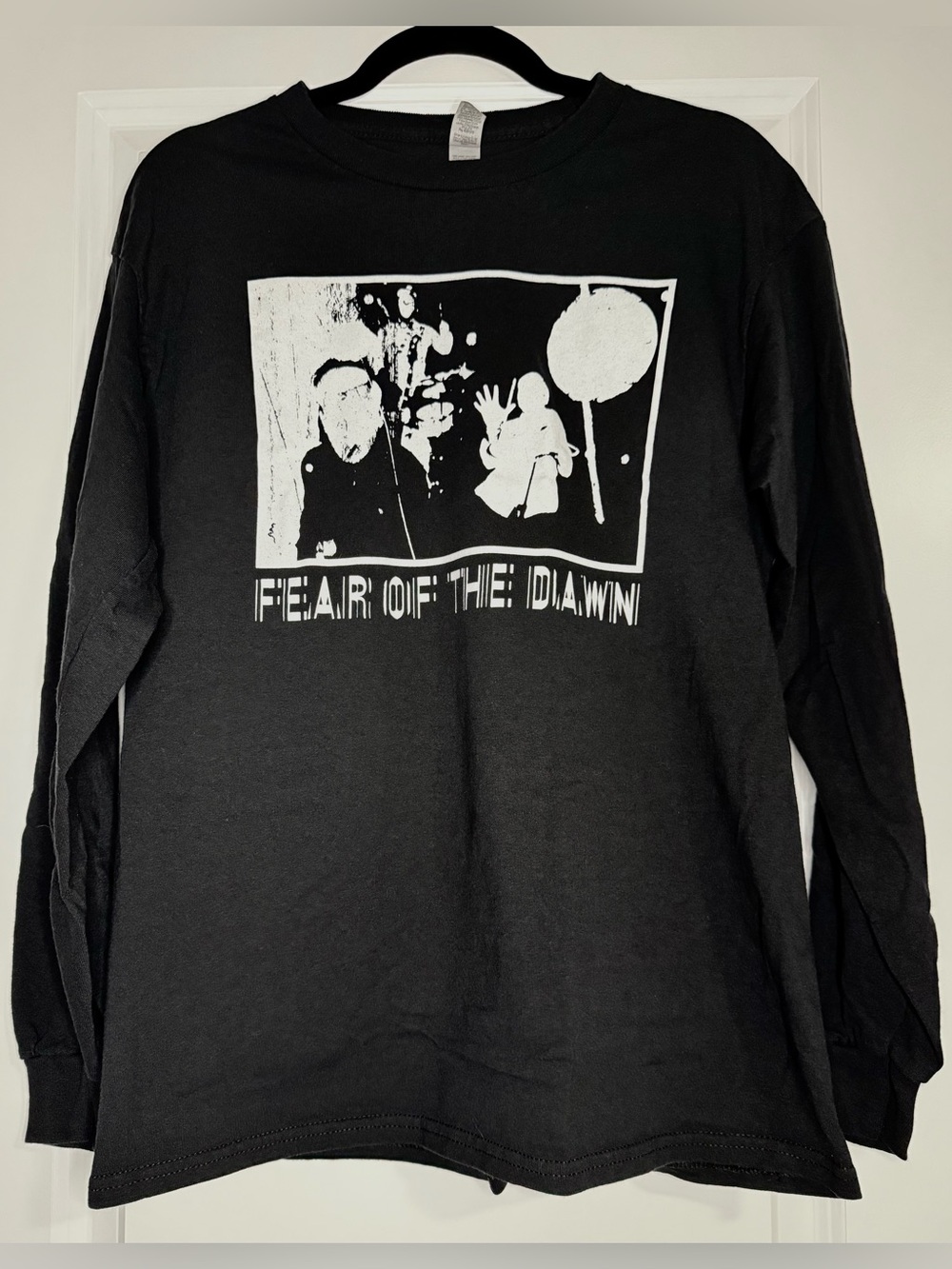 Jack White JW III “Fear of the Dawn” Black Long Sleeve Graphic Music Band Tee M